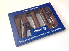 branded chocolate tool set