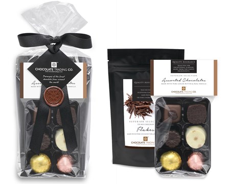 Superior Selection Chocolates & Hot Chocolate Flakes Gift Pack Lux