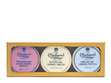 Charbonnel et Walker, Dark, Milk & Pink Mini Himalayan Salted Caramel Truffles gift set