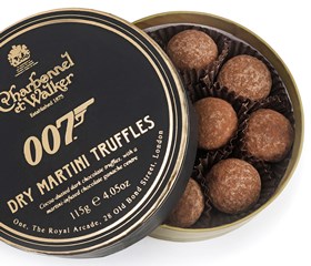 Charbonnel et Walker, 007 Dry Martini Dark Chocolate Truffles