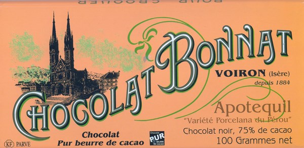 Bonnat, Apotequil 75% dark chocolate bar