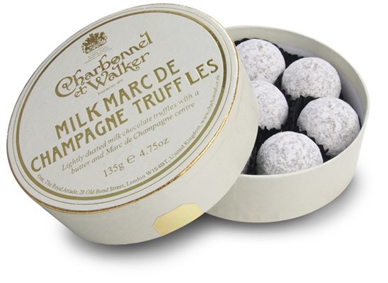 Champagne truffles