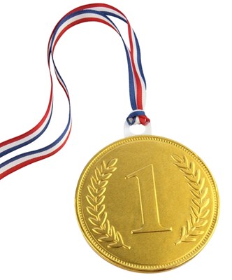 100mm chocolate medal