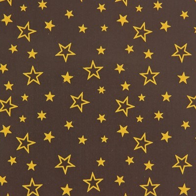 Gold stars chocolate transfer sheet