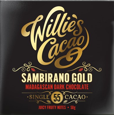 Willie's Madagascan 55% Sambirano Superior chocolate bar