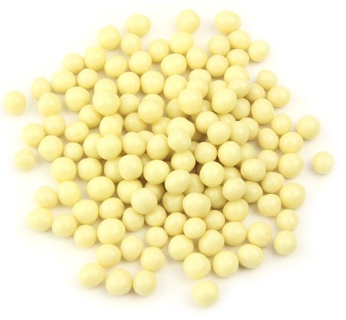 White chocolate pearls - Chocolate Trading Co