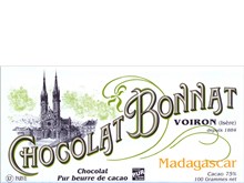 Bonnat, Madagascar, 75% dark chocolate bar