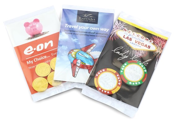 Promotional chocolate packs